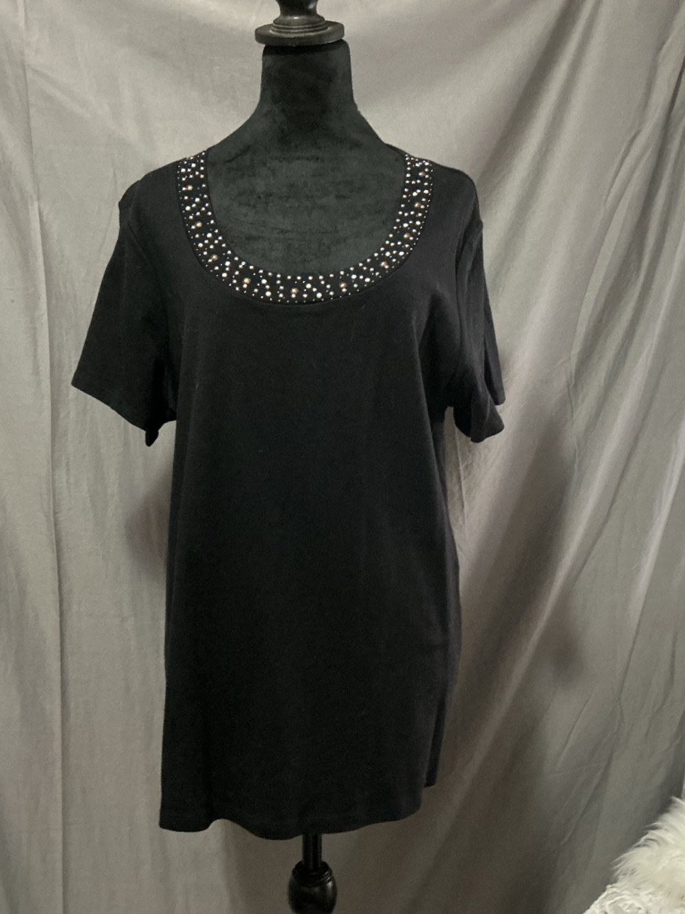 Style & Co black blouse